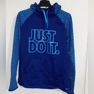 Blue Nike hoodie